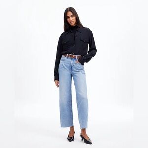 Madewell Light Blue Wide Leg Jeans